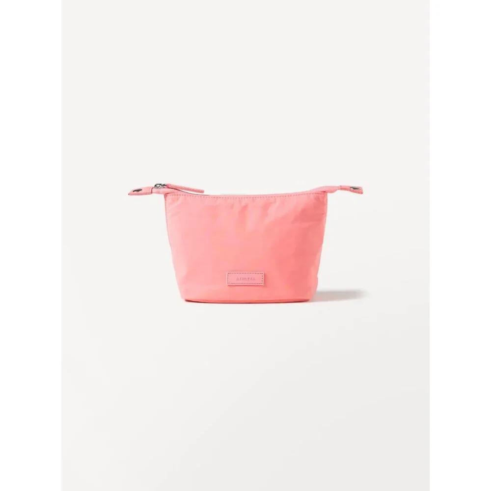 Athleta All About Small Cosmetic Pouch Mimosa Pink Makeup Bag